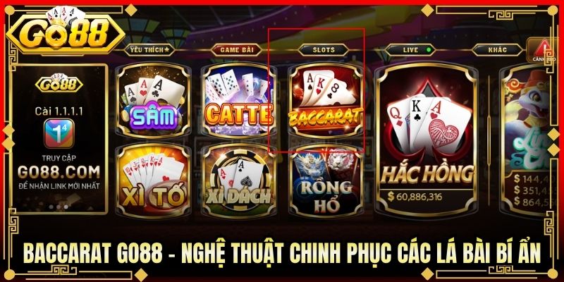 Baccarat Go88 - Nghệ Thuật Chinh Phục Các Lá Bài Bí Ẩn